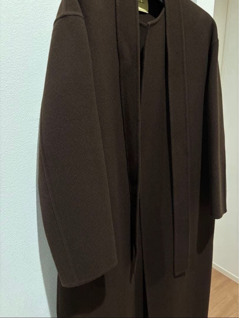 本日のみ値下げ！UNITED ARROWS⭐︎リバーノーカラーコートブラウン