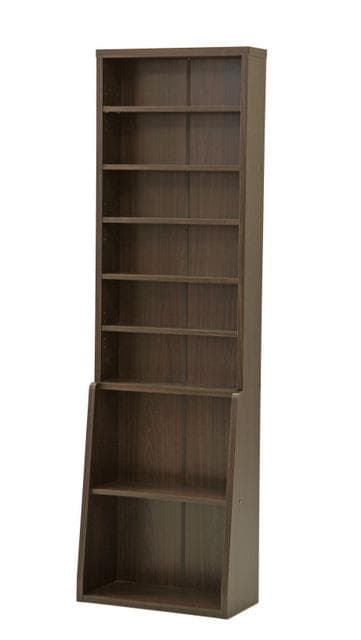 【新品・送料無料】書棚　幅60cm　ダークブラウン