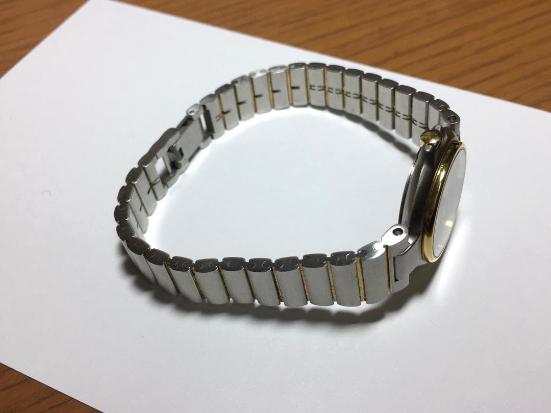 完動美品 dunhill ダンヒル ミレニアム 腕時計 金銀コンビ 電池交換済