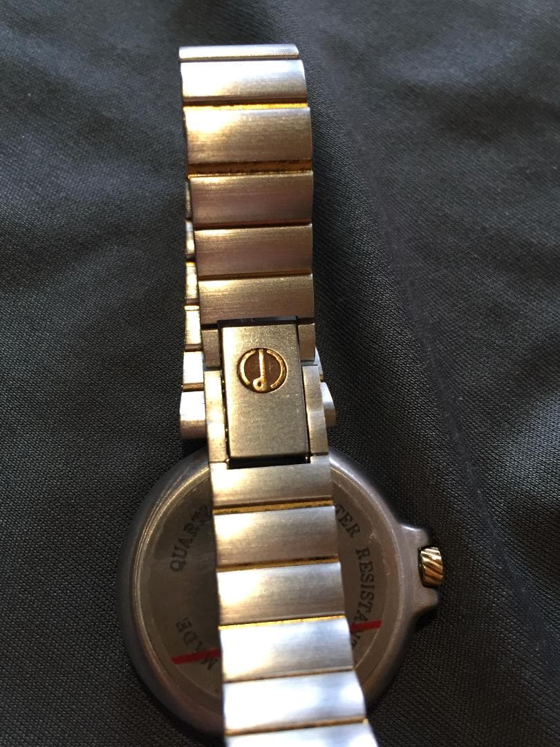 完動美品 dunhill ダンヒル ミレニアム 腕時計 金銀コンビ 電池交換済