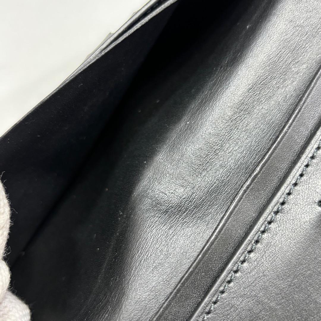 状態良【ベルルッティ本物】2つ折り長財布/カリグラフィ/ブラウン系