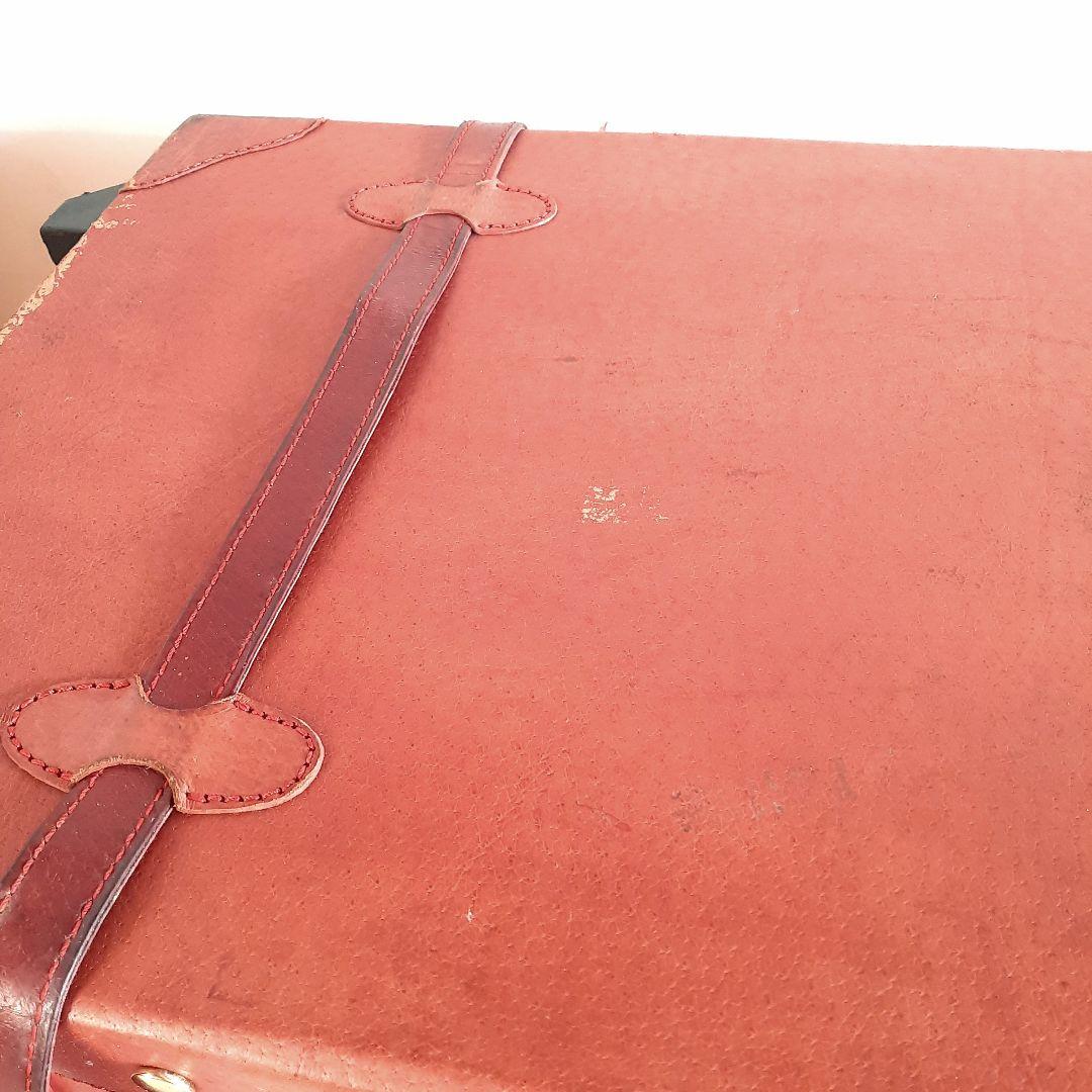 シフレ ユーラシア キャリーカート レッド 本革 レザー