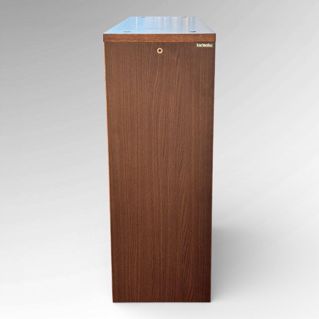 【美品】カリモク家具 ユーティリティプラス 書棚 幅100cm QS3586MK