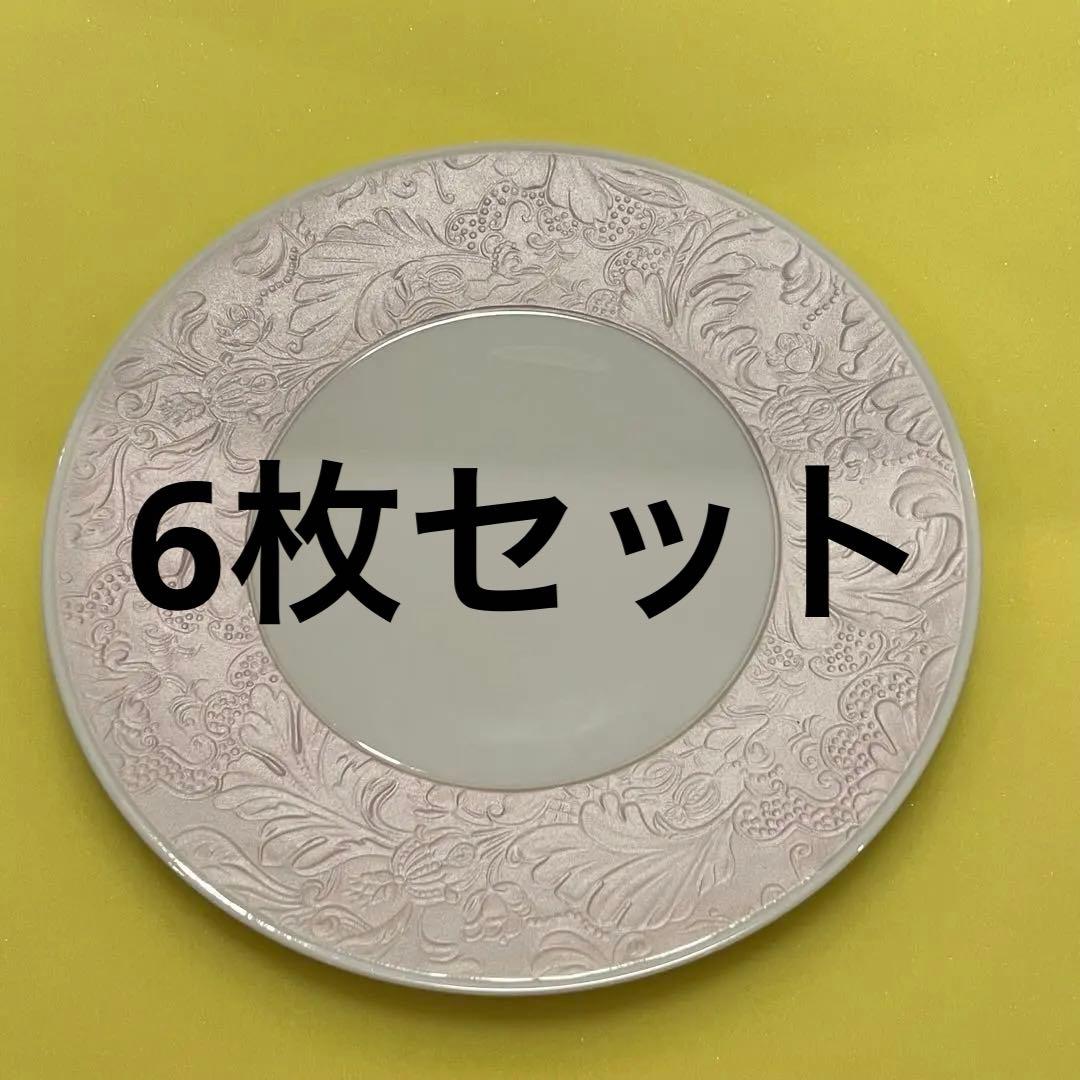 新年　正月　6枚セット　新品　未使用　フランス　レイノー　リモージュ　プレート