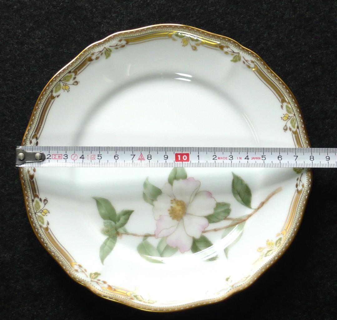 ノリタケ　【廃番品】ガラコンテッサ　18㎝　金縁ケーキ皿　6枚セット