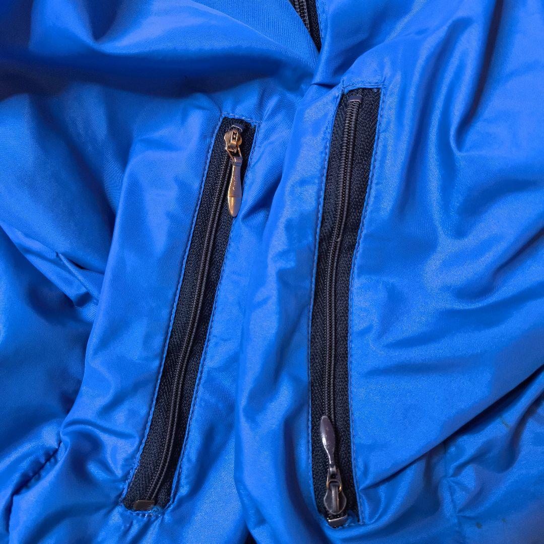 ​希少 リペア USA製 80s パタゴニア シェルドシンチラジャケット 青 S