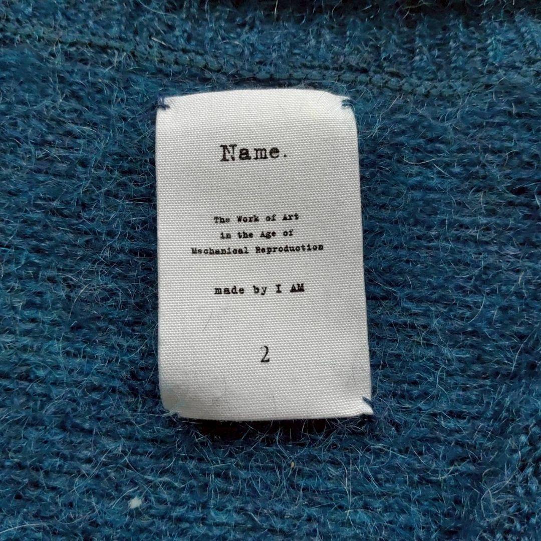 13AW Name. ネーム モヘア ニット セーター カーディガン