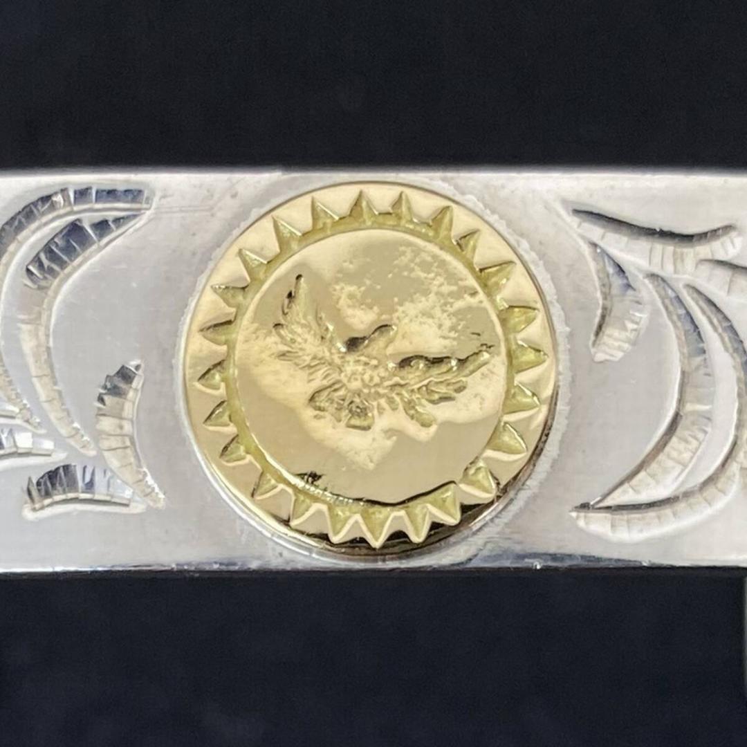 TADY＆KING K18 イーグル メタル シルバー アラベスク バングル L