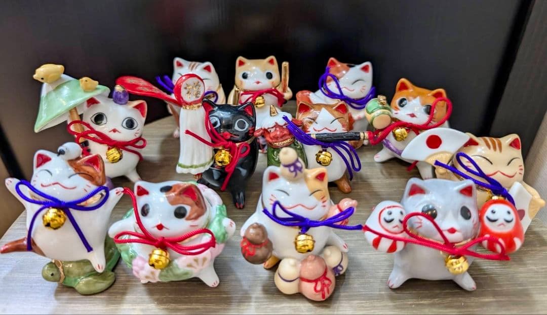 【猫舎道楽堂本舗】ねこやの月飾り 12ヶ月セット