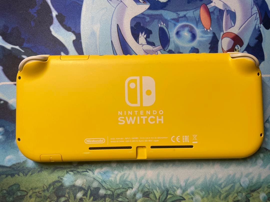 Nintendo Switch Lite イエロー(箱無し)充電器SD付
