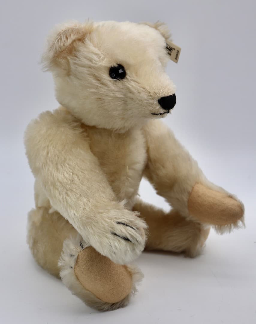 STEIFFF 1909 WHITE TEDDY BEAR レプリカ 約33cm