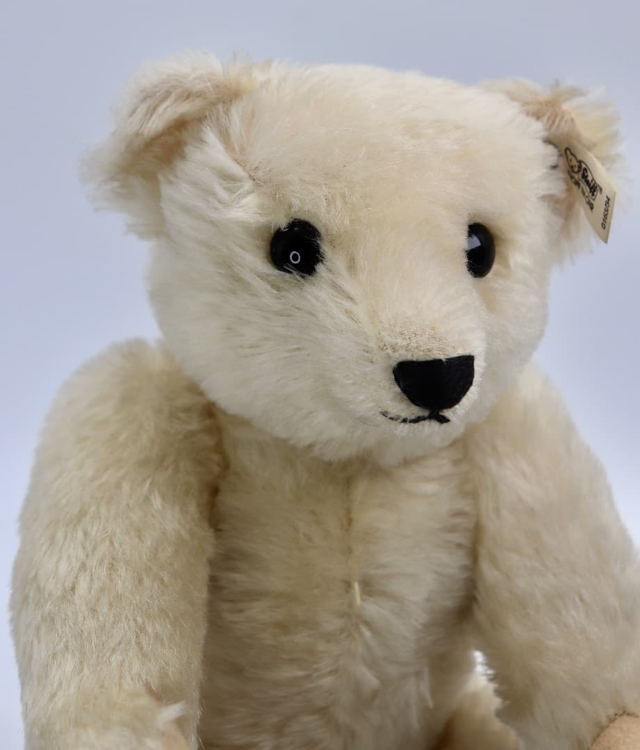 STEIFFF 1909 WHITE TEDDY BEAR レプリカ 約33cm