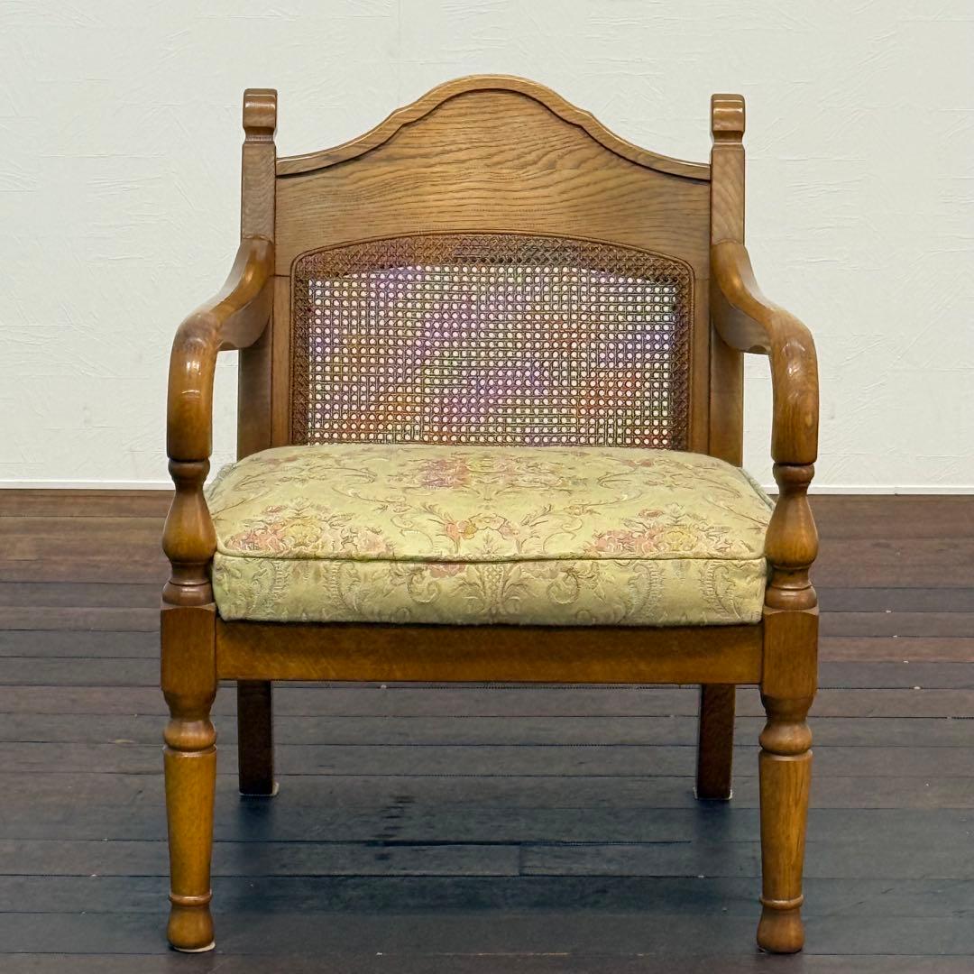 H112K30b 飛騨産業 HIDA キツツキマーク 1人掛けソファ