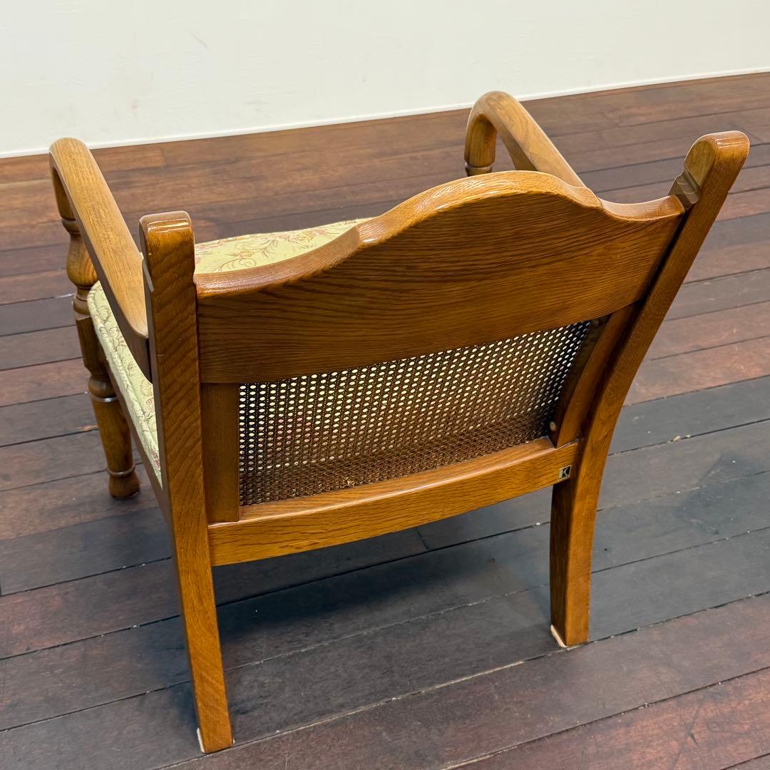 H112K30b 飛騨産業 HIDA キツツキマーク 1人掛けソファ