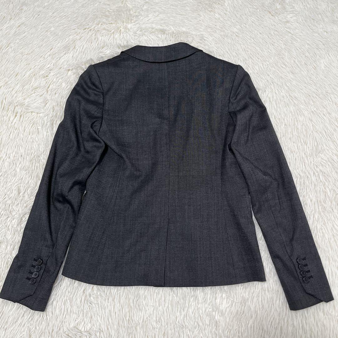 【美品】Theory パンツスーツ　セットアップ　ダークグレー