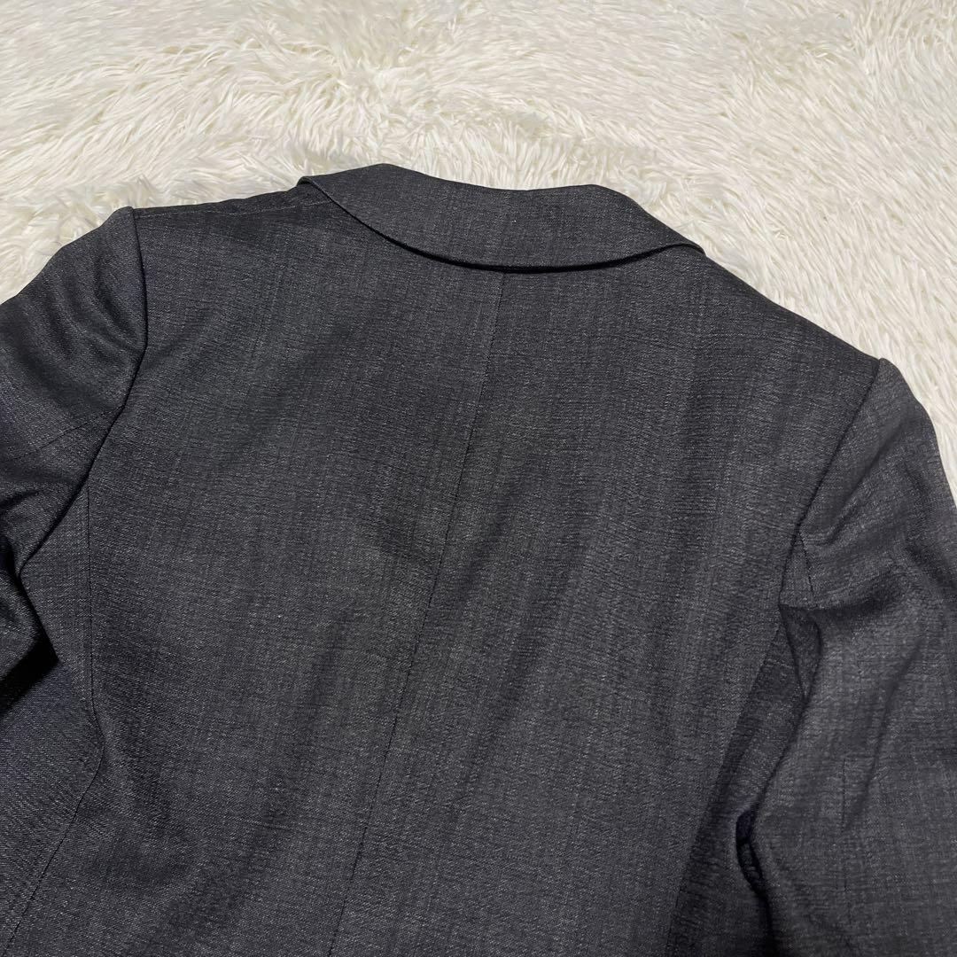 【美品】Theory パンツスーツ　セットアップ　ダークグレー