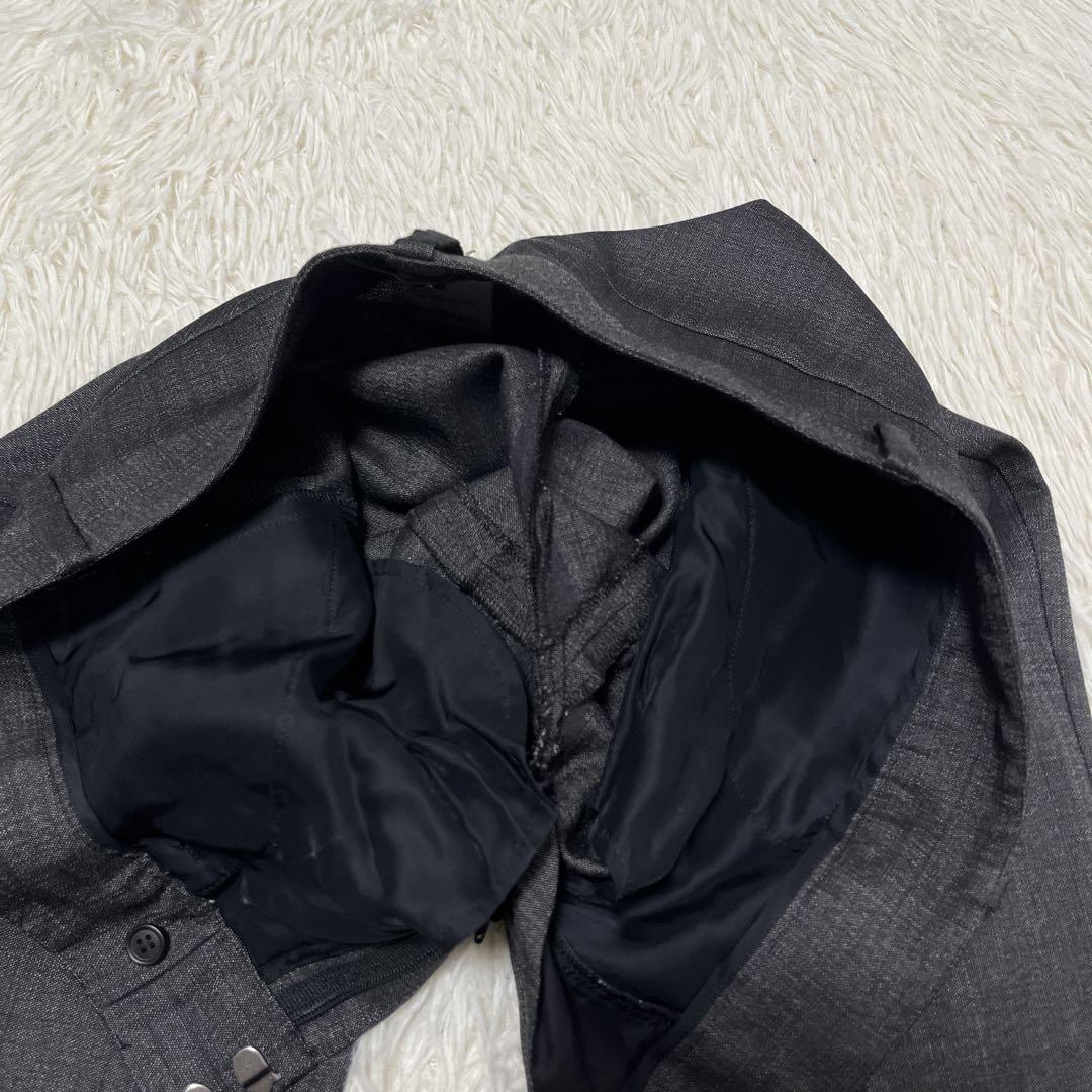 【美品】Theory パンツスーツ　セットアップ　ダークグレー
