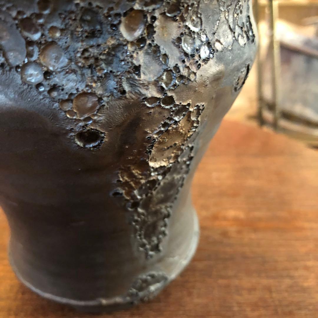 ￼作家物　￼銀河　黒色陶器植木鉢 ￼ 1つ