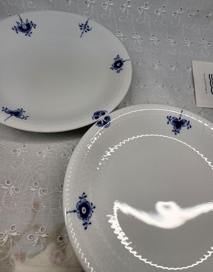 未使用✨ロイヤルコペンハーゲン ブルーパルメッテ プレート 皿 2枚