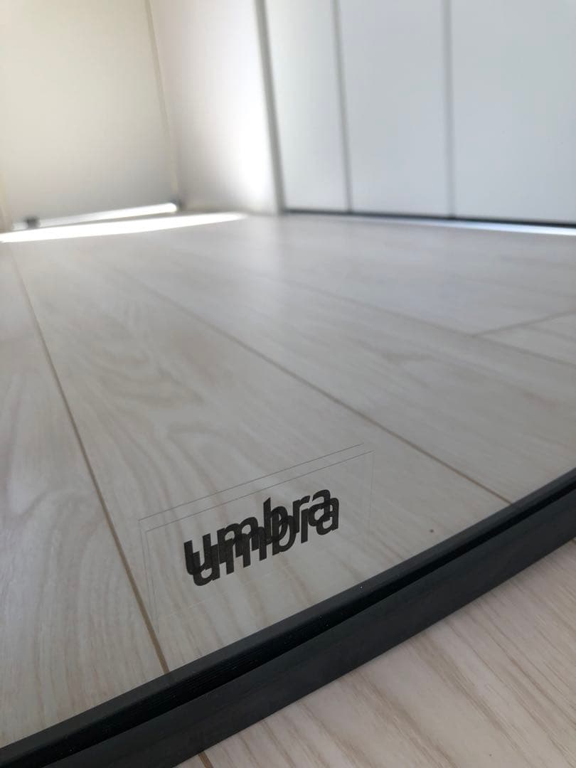 umbra ハブ ミラー オーバル ブラック 91×61cm