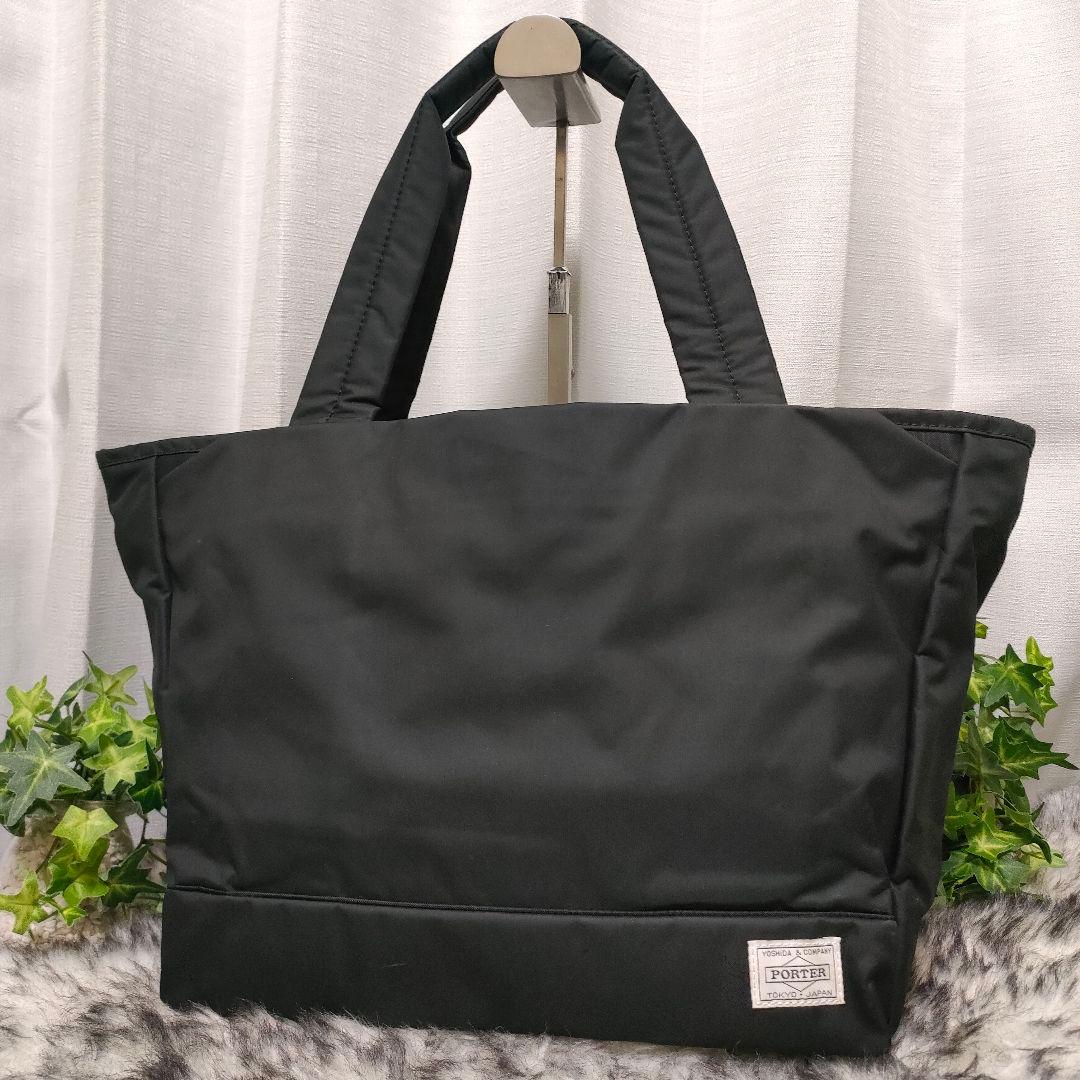 PORTER ガール トートバッグ ブラック M ポーター ガール バッグ 黒