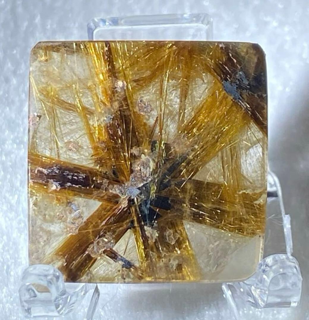 【金運・仕事運上昇】タイチン太陽放射ルチル！フリーフォーム⭐️R185