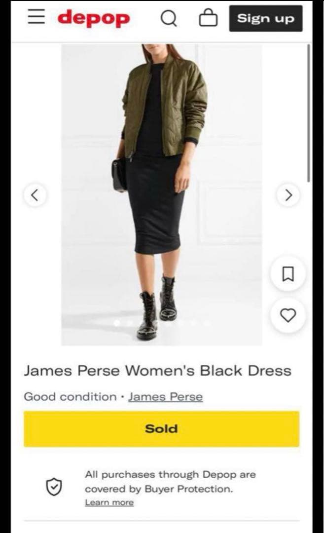 ゆ*き様 ジェームスパースのワンピース新品、タグ付きアメリカサイズ0