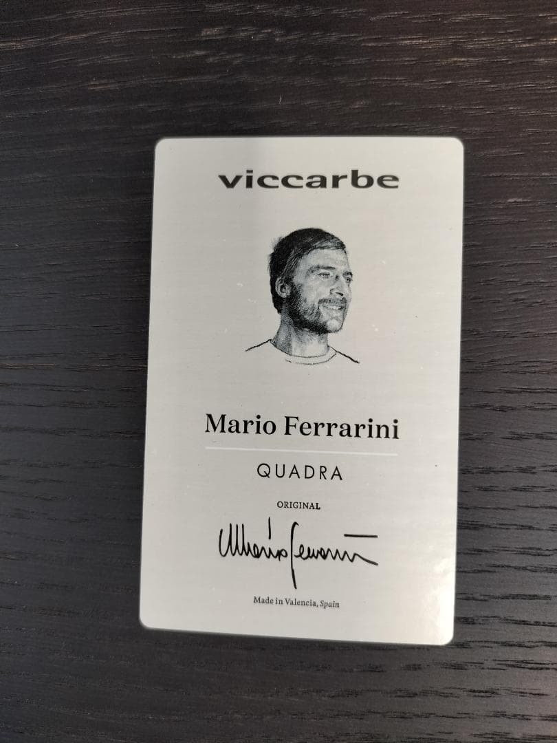 【SALE】クアドラ チェア1脚◆viccarbe◆オーク材 (JMY03)