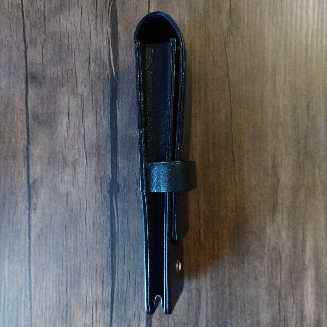 Montblanc 黒 レザー ペンケース