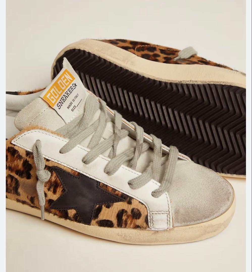 【GOLDEN 】 SUPER-STAR LEOPARD スニーカー