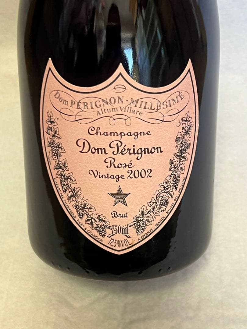 【新品未開封】Dom Pérignon ロゼ シャンパン ヴィンテージ 2002