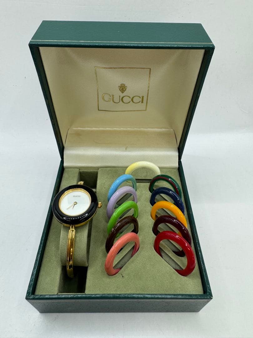 希少品　GUCCI グッチ 腕時計 11/12.2 チェンジベゼル 替えベゼル付