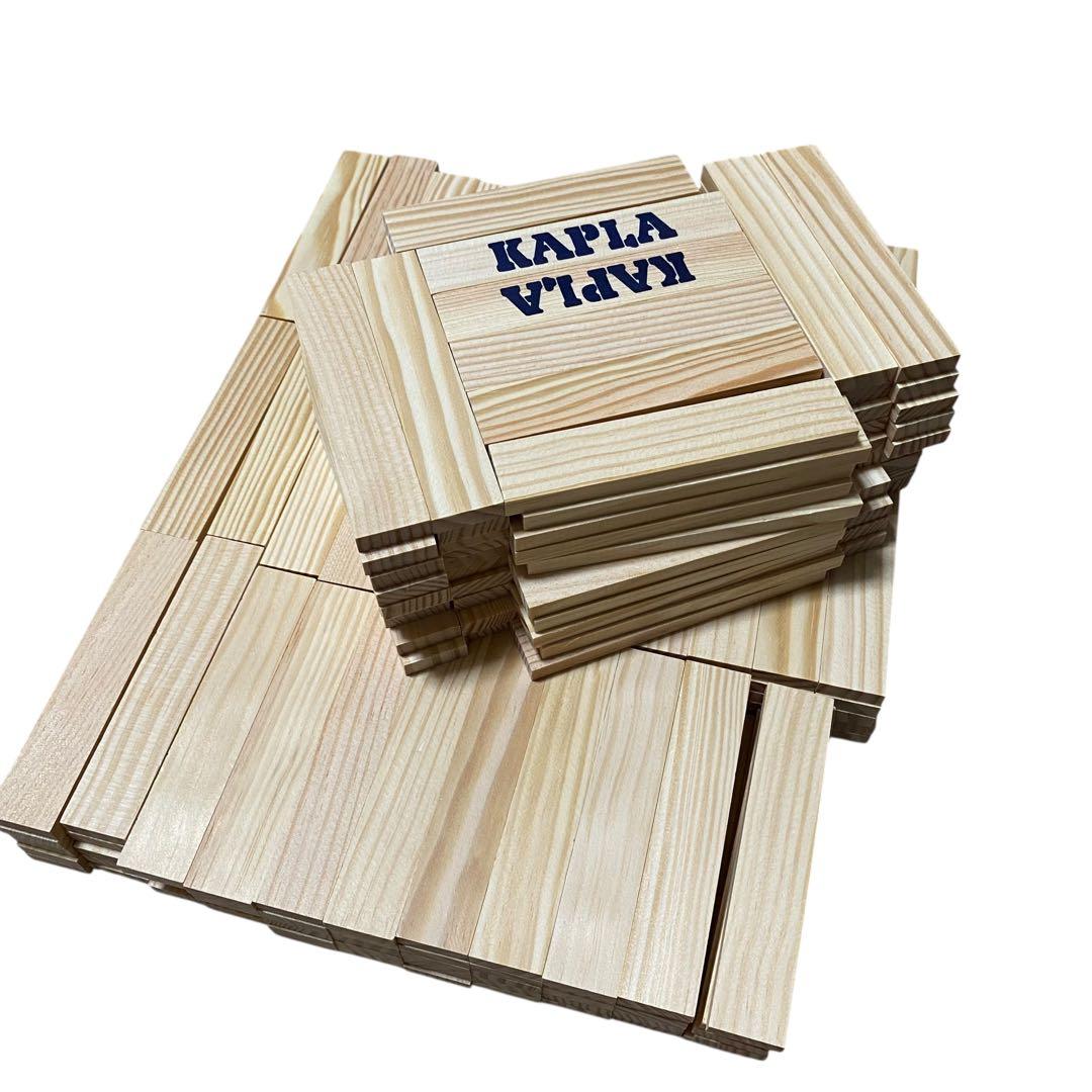 【美品】KAPLA 木製ブロック 280ピースセット NO.02 緑