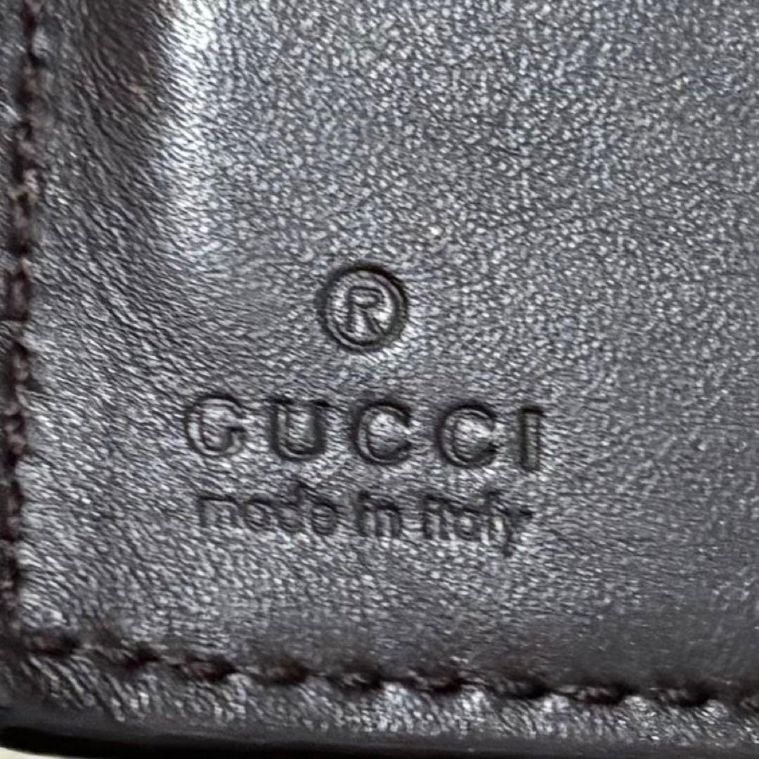 美品✨グッチ 二つ折り財布 シェリーライン GG アニマリエ PVC レザー