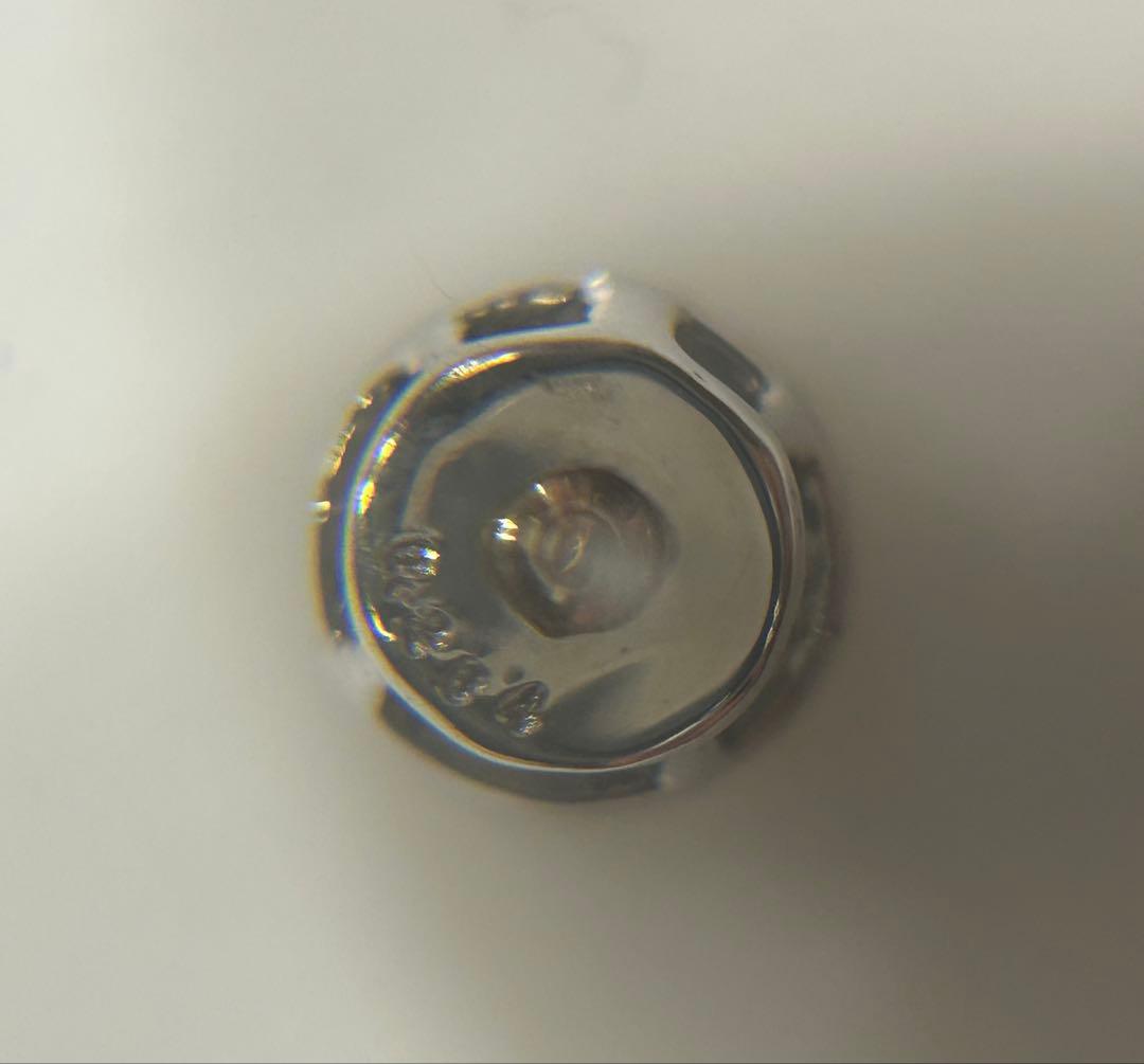 一粒ダイヤ 天然ダイヤ 0.517ct プラチナ フクリンピアス Pt900
