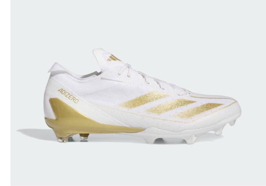 adidas ADIZERO スパイク ホワイト/ゴールド