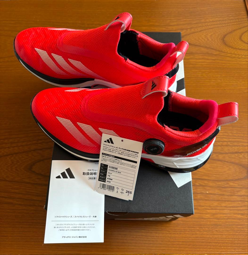 アディダスゴルフシューズ ADIZERO ZG25 BOA 26.５センチ