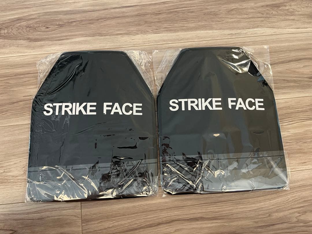 防弾プレート　2枚　レベルⅢA サバゲー　プレートキャリア