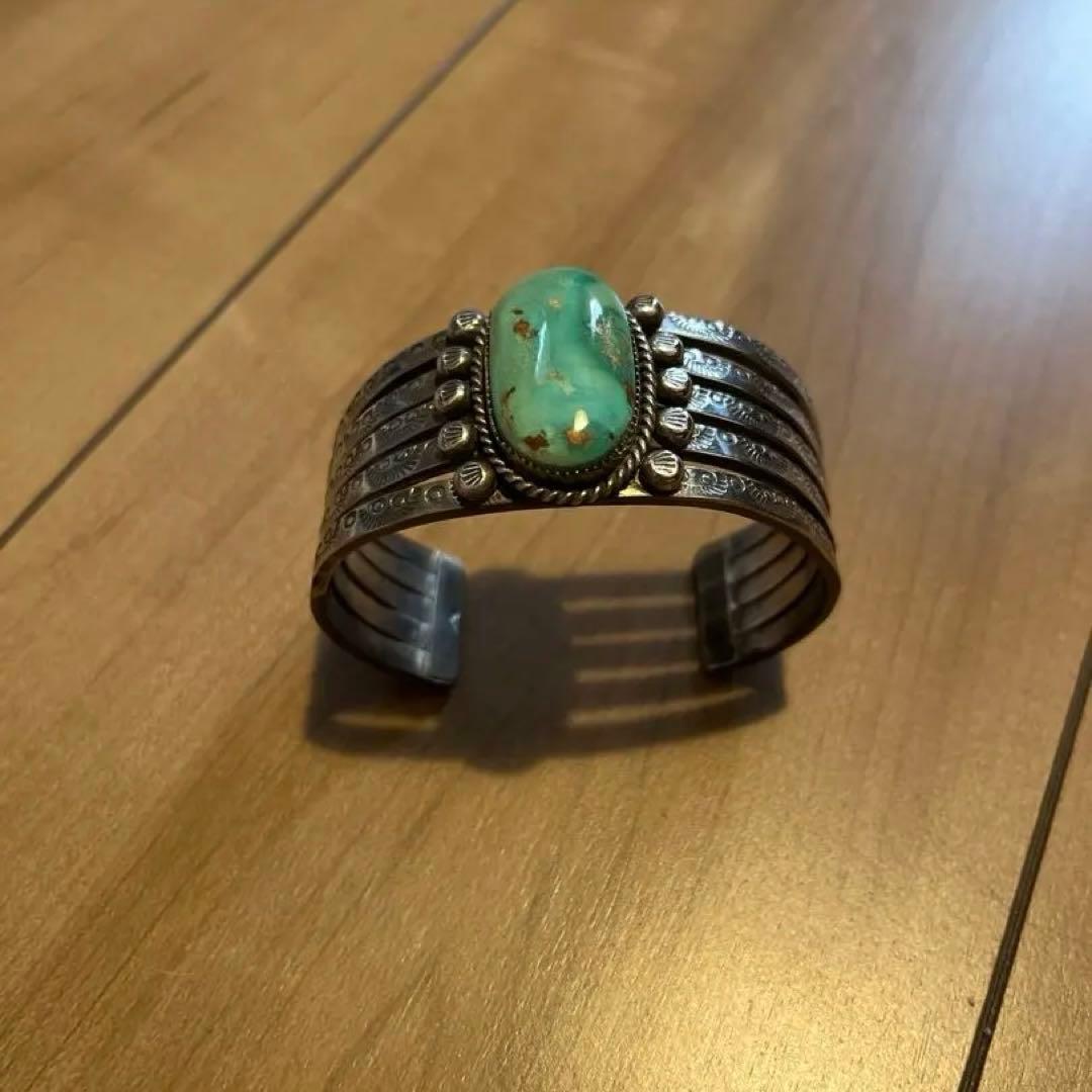 Sonny Spruce ソニー スプルース ターコイズ スタンプワークバングル