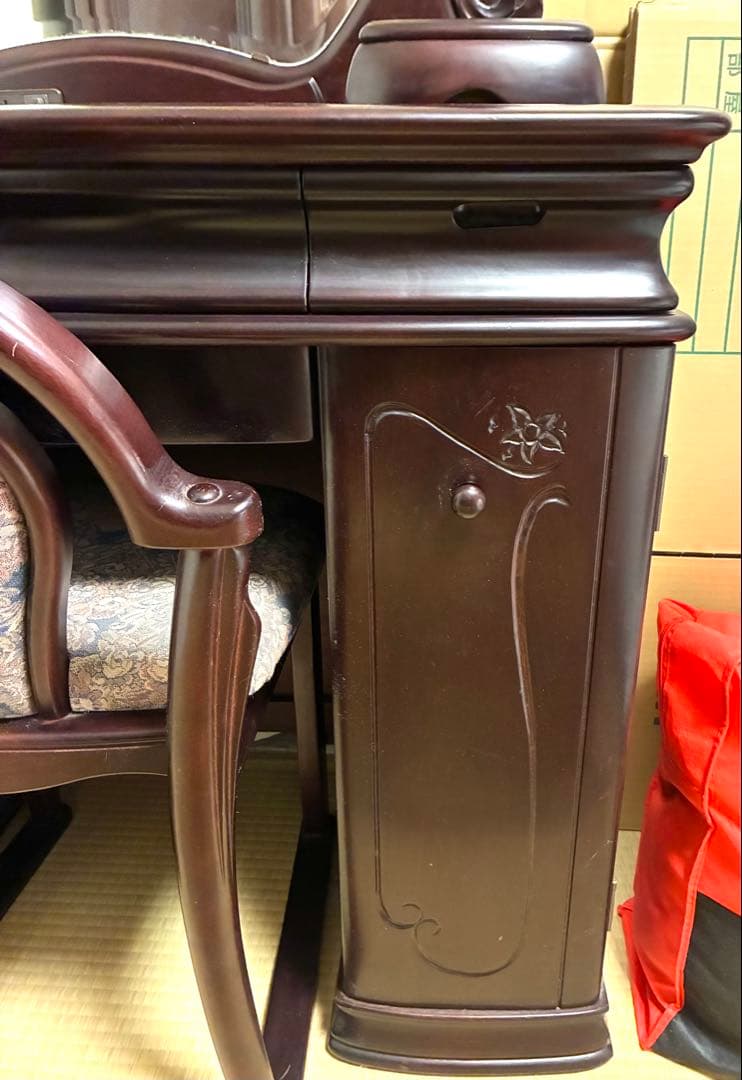鏡台　ドレッサー　婚礼家具　嫁入り道具　昭和レトロ　鏡台1
