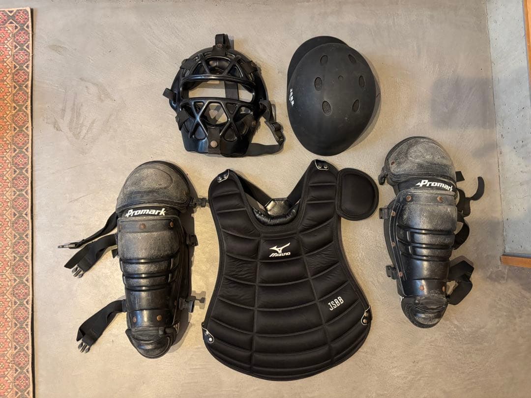 少年軟式キャッチャー防具