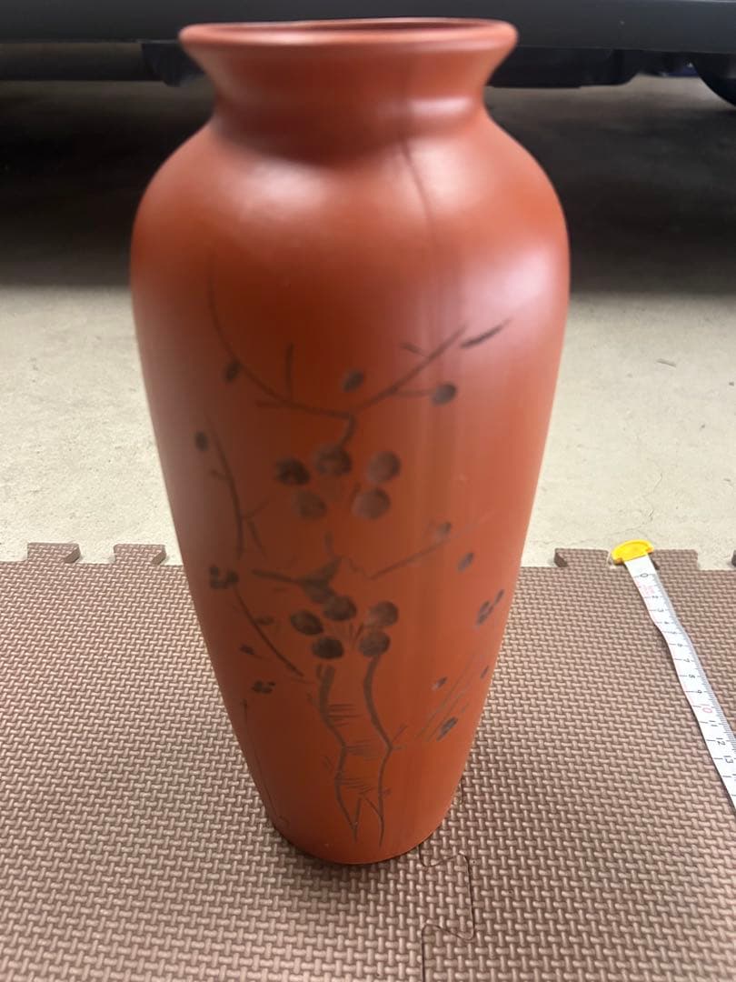 業務用 高級寿司屋仕様 陶器製 花瓶 彫刻 木箱付き 飲食店開業・和食店向け