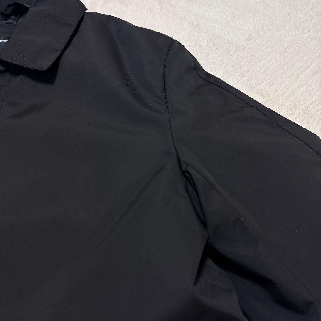 未使用級 シップス ステンカラーダウンコート ブラック M komatsu 秋冬