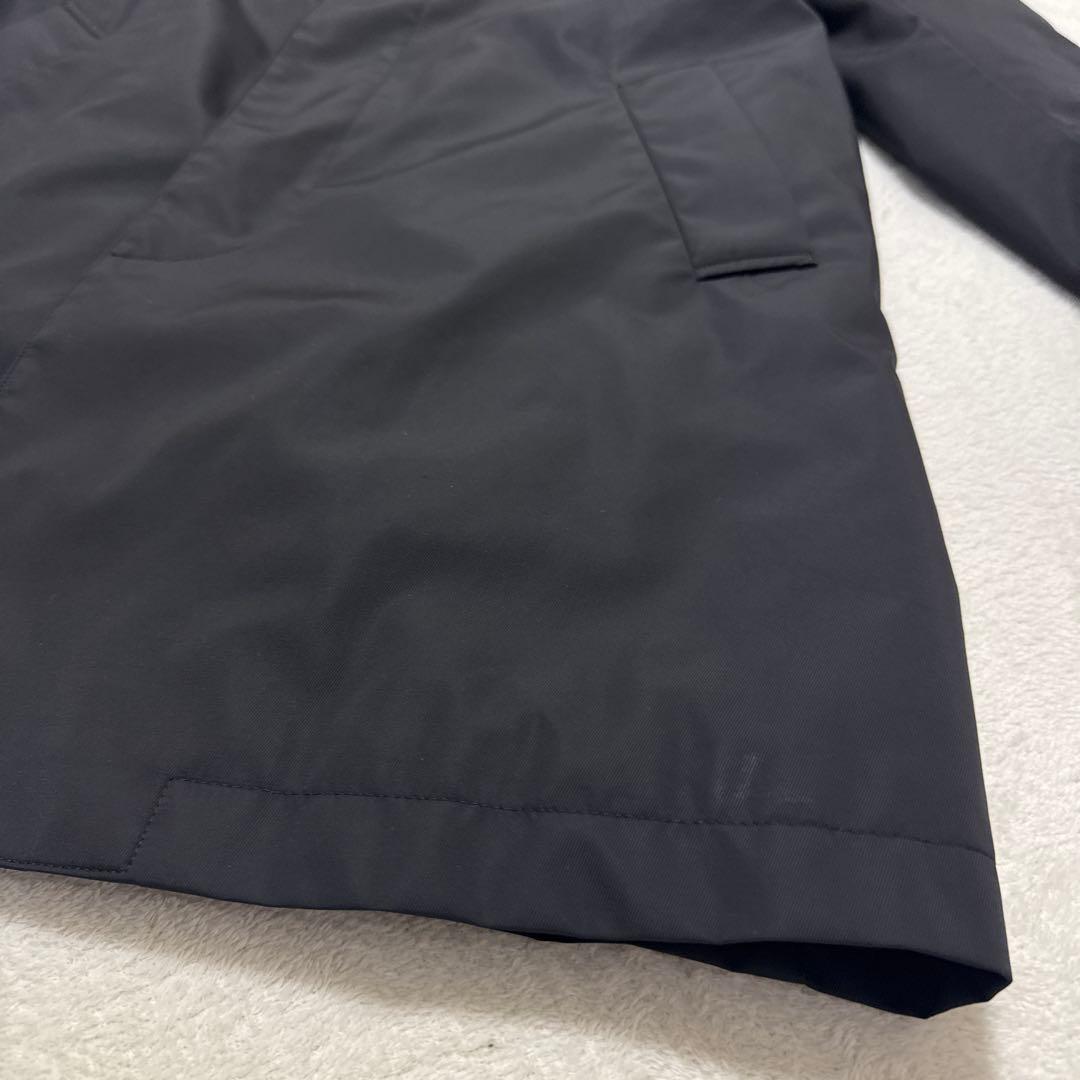 未使用級 シップス ステンカラーダウンコート ブラック M komatsu 秋冬