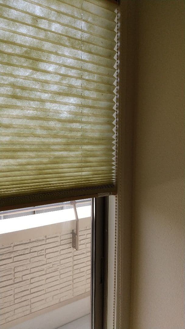 プリーツスクリーン 和紙 グリーン