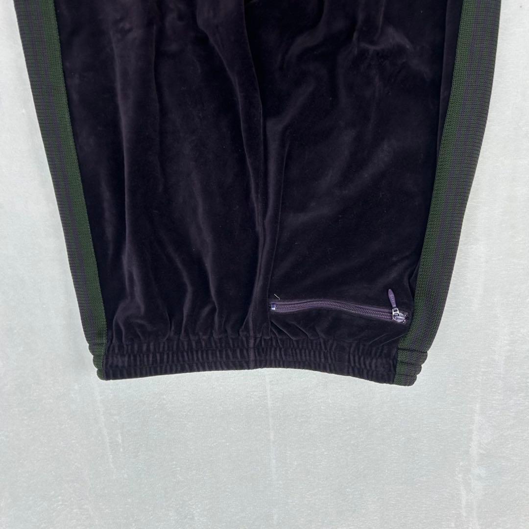 H845 美品 S ニードルズ スウェード パンツ パープル グリーン メンズ