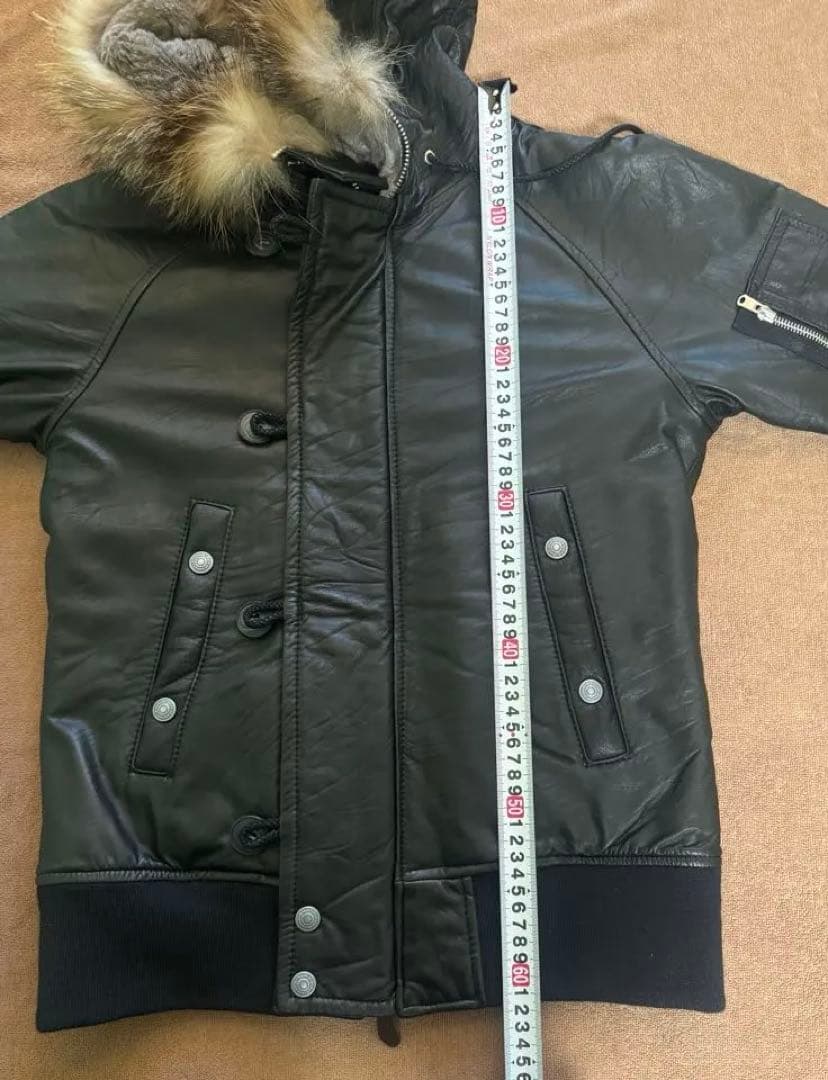 【最終値下げ】drestripレディース ラビットファー　レザージャケット