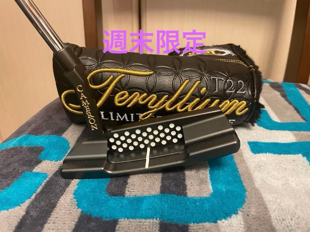 Cameron T22 パター テリリウム製ヘッドカバー付き