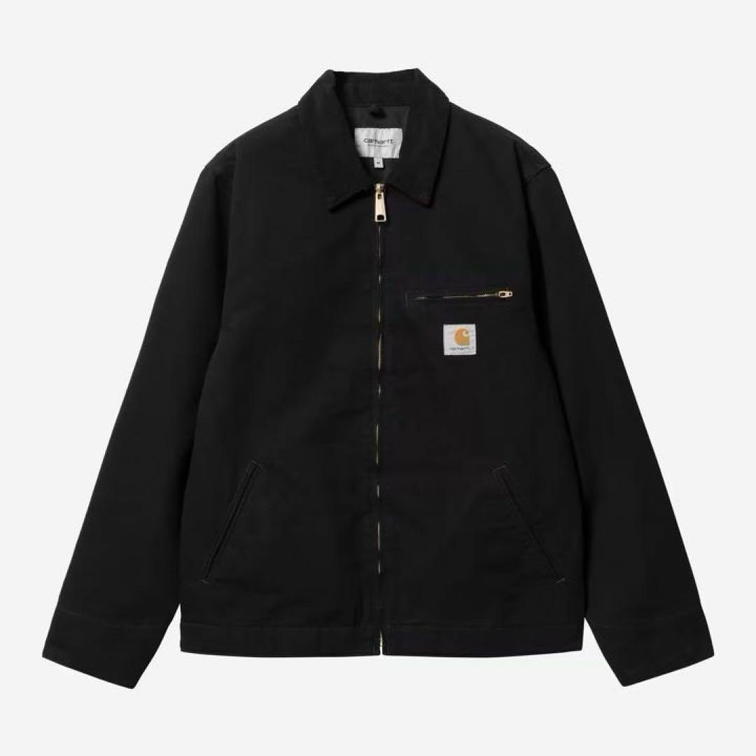 ニ*メ様 定価3.7万Carhartt Detroit Jacket Black