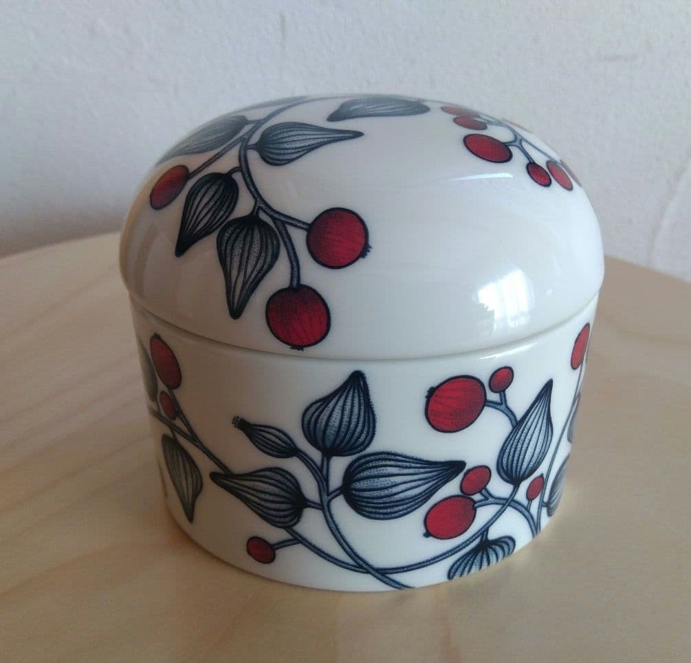 【完売品・新品】アラビア　ルノ　フロストベリー　蓋付きジャー
